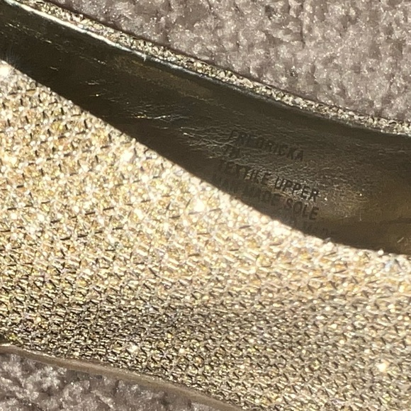 Rampage gold slingback heels size 7.5 - Picture 3 of 3